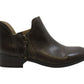 Botas femininas casuais Lucca Lane Moss Sayge Leather Bootie verde tamanho 8,5 M