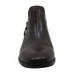 Botas femininas casuais Lucca Lane Moss Sayge Leather Bootie verde tamanho 8,5 M