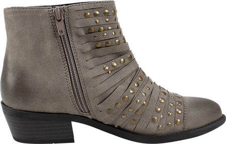 Bota feminina White Mountain Desire com tachas, marrom, tamanho 7,5 M