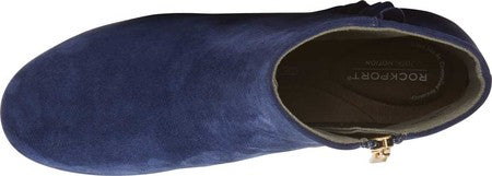Bota feminina Rockport Total Motion Oaklee com babados, azul, tamanho 7 M