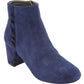 Bota feminina Rockport Total Motion Oaklee com babados, azul, tamanho 7 M