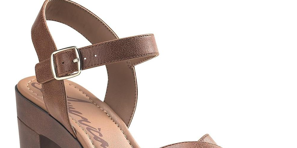 Sandálias femininas American Rag Shana, marrom, tamanho 8 M
