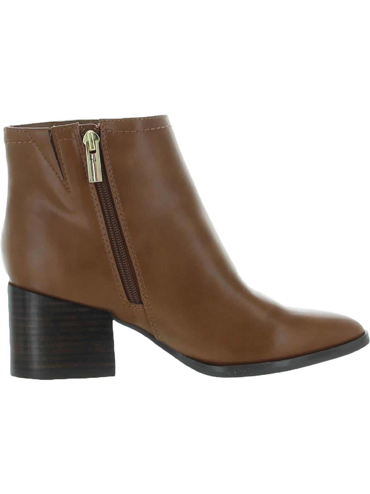 Tommy Hilfiger Jetz 2 Botas de Couro Sintético Femininas Marrom 8.5 Médio