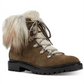 Botas femininas Nine West Alex Faux-Fur, marrom, tamanho 9,5