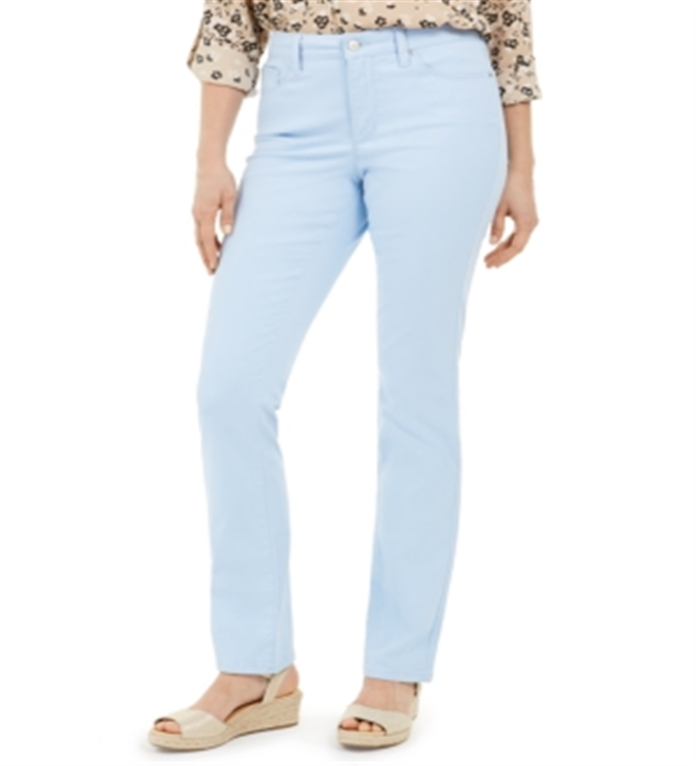 Calça jeans feminina Lexington reta azul tamanho 10 da Charter Club