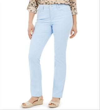 Calça jeans feminina Lexington reta azul tamanho 10 da Charter Club