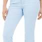 Calça jeans feminina Lexington reta azul tamanho 10 da Charter Club