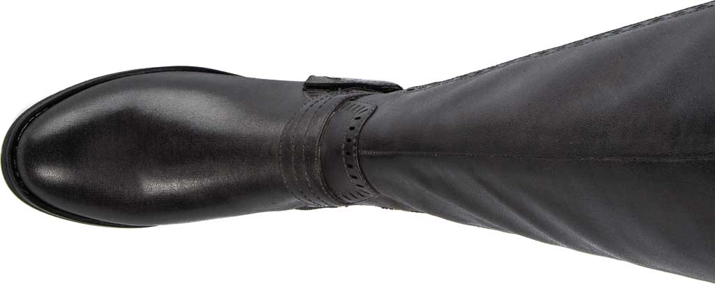 Botas Baretraps Femininas Cinza Flex Gore com Velcro e Acentos de Presilha, Amortecidas, Conforto, Abram, Biqueira Amêndoa, Salto Bloco e Zíper, 8,5 M