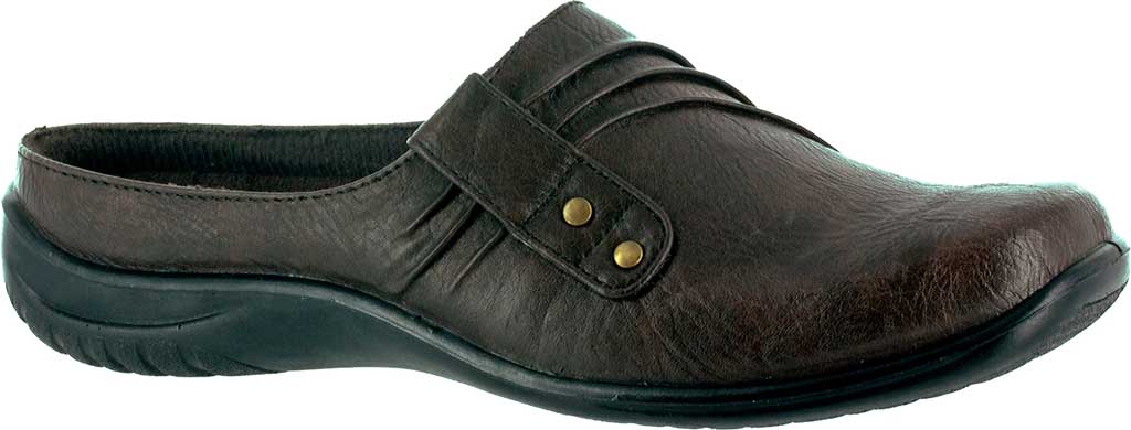 Sapato feminino Easy Street Holly Square Toe Slip-on marrom tamanho 8,5W