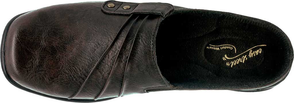Sapato feminino Easy Street Holly Square Toe Slip-on marrom tamanho 8,5W