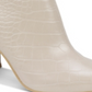 Seven Dials Felicia Botas Femininas de Salto Bloco, Brancas, Tamanho 8 M