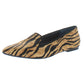 Mocassim Alfani Poee de Couro com Estampa de Tigre para Mulher, Marrom, Tamanho 10 M