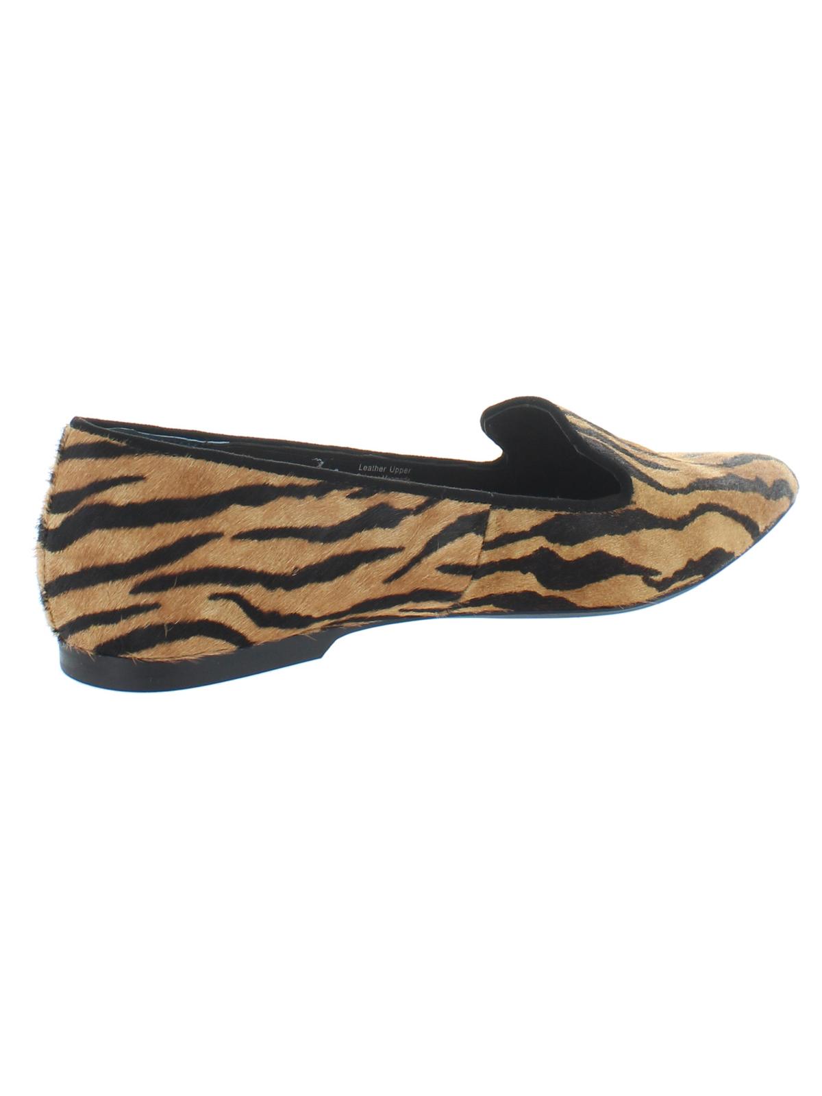 Mocassim Alfani Poee de Couro com Estampa de Tigre para Mulher, Marrom, Tamanho 10 M