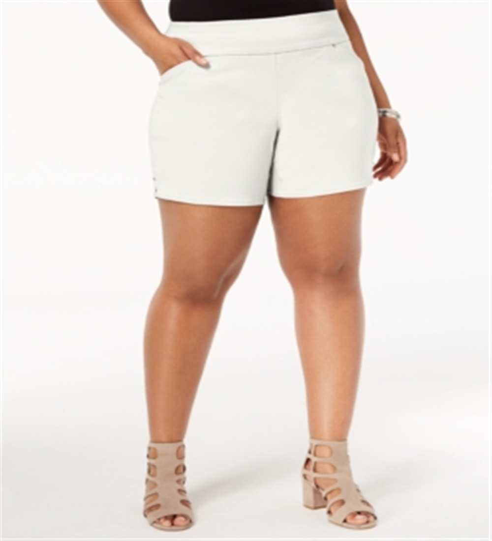 Shorts Plus Size Feminino INC International Concepts Branco Tamanho 28W