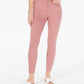 Calça jeans skinny de cintura alta infantil rosa da Celebrity, tamanho 15, marrom
