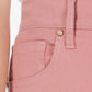Calça jeans skinny de cintura alta infantil rosa da Celebrity, tamanho 15, marrom