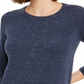 Suéter feminino salpicado Maison Jules azul tamanho X-S