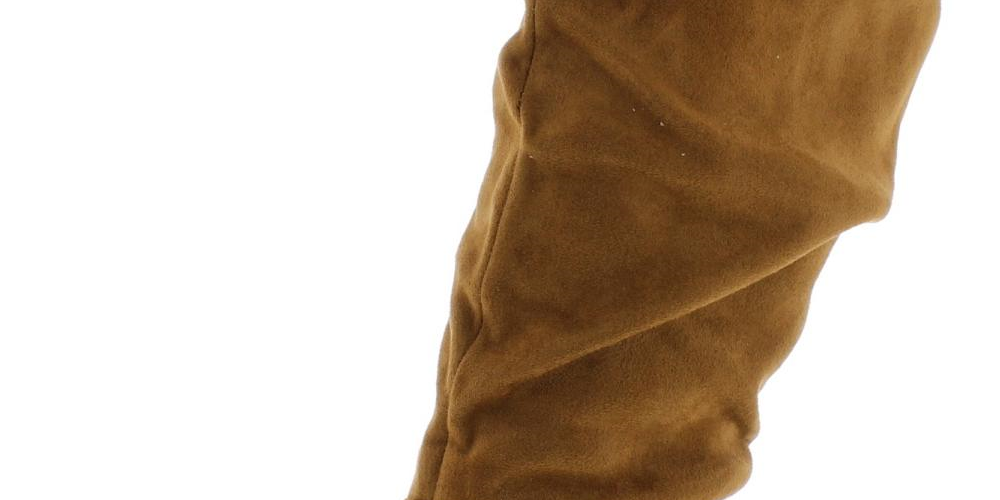 Botas sociais femininas Zigi Soho Saysana de camurça sintética, marrom, tamanho 8,5 M
