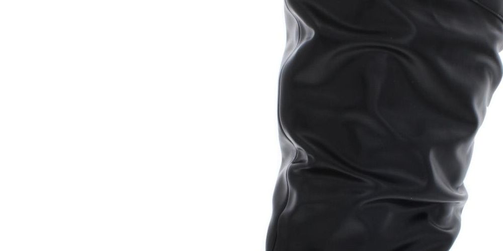 Botas femininas Style &amp; Co Kelimae Scrunched, pretas, tamanho 5 M