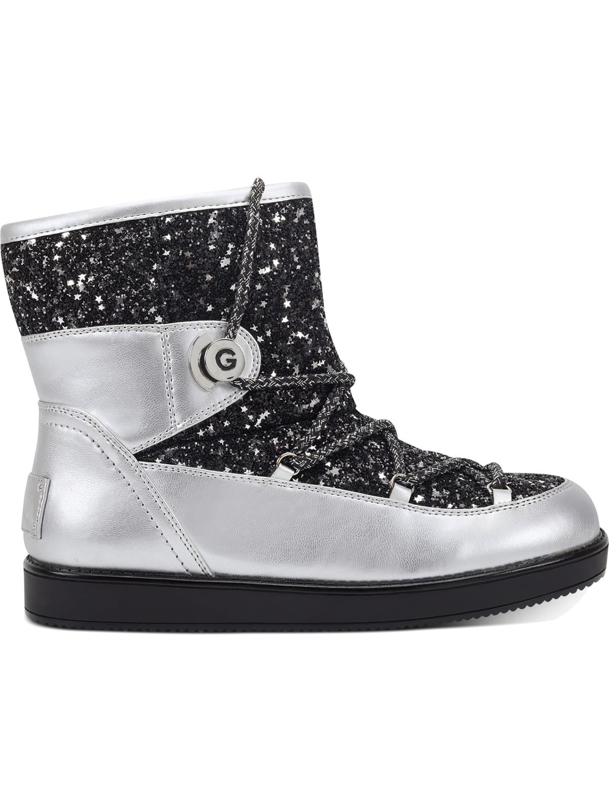 GBG Los Angeles Botas femininas Aylan Glitter Fashion Pretas 10 M