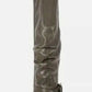 Bota feminina Liona Tall Knee High White Mountain, marrom, polida, PU liso, 9,5 M, marrom