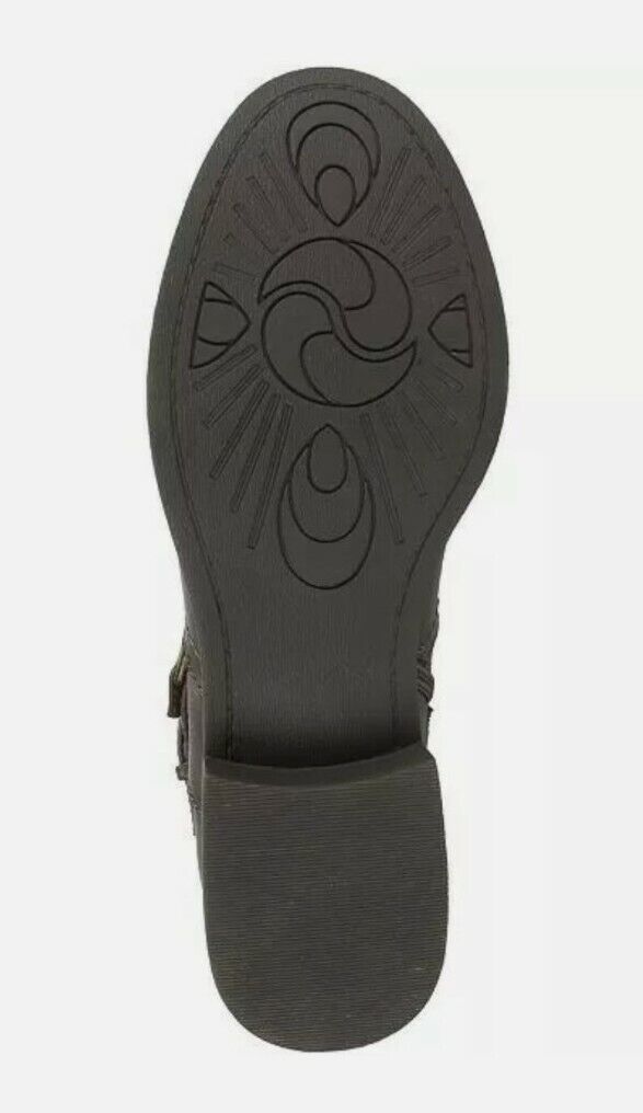 Bota feminina Liona Tall Knee High White Mountain, marrom, polida, PU liso, 9,5 M, marrom