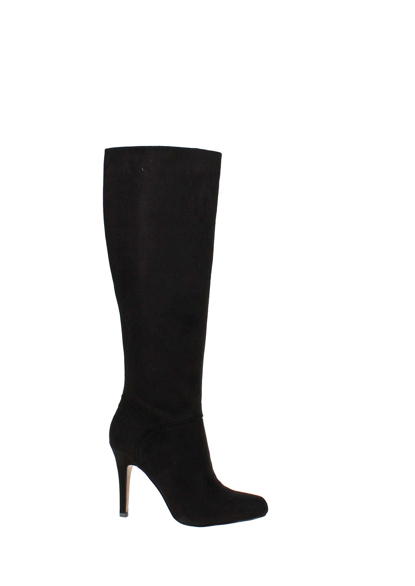 Botas femininas de cano alto, bico fino, da INC International Concepts, pretas, tamanho 8,5 M