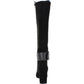 Bota feminina White Mountain Katrina Tall, preta, tamanho 8 M