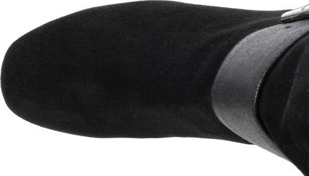 Bota feminina White Mountain Katrina Tall, preta, tamanho 8 M