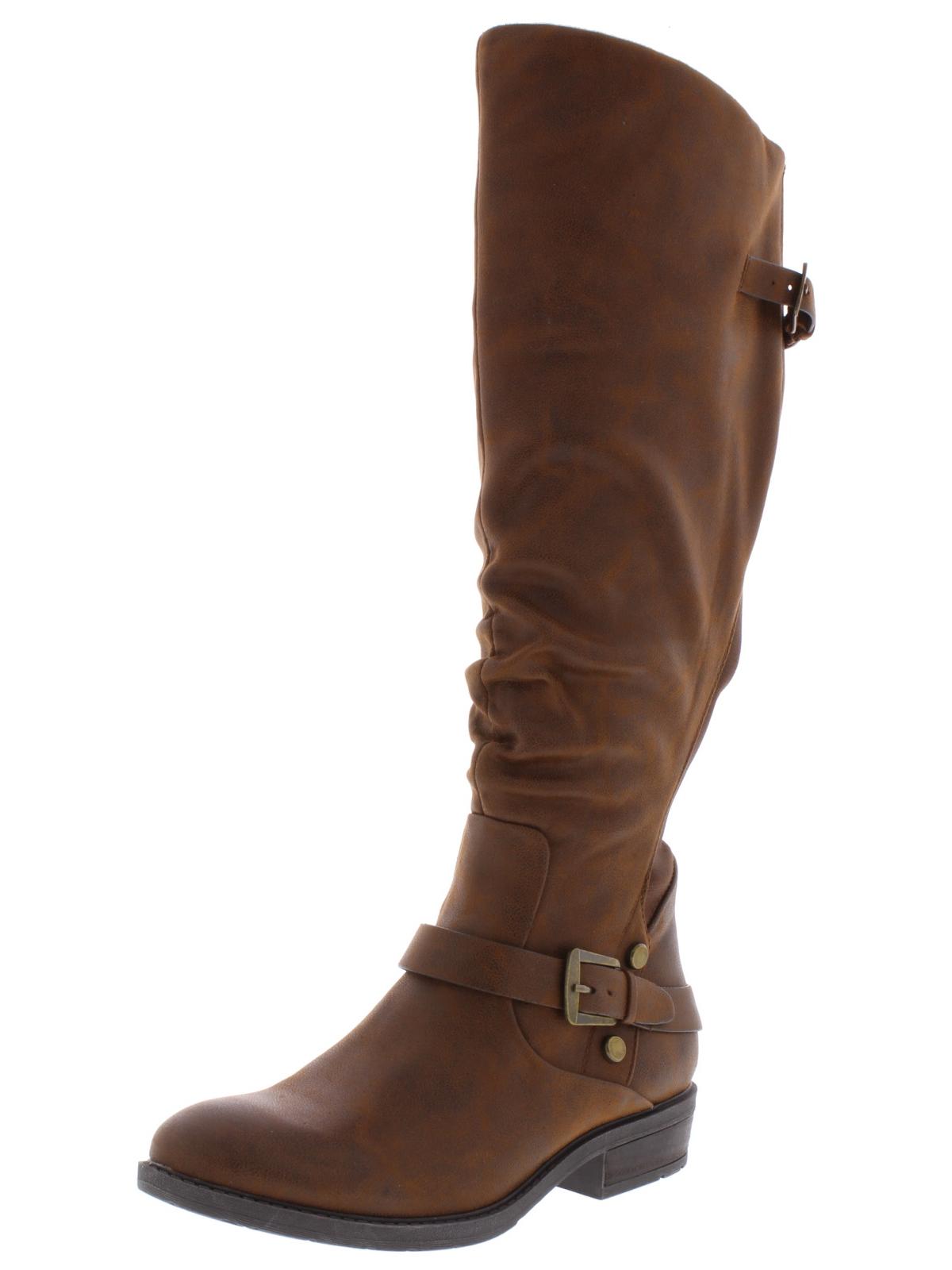 Botas de montaria femininas Yanessa Tall Baretraps, marrom, tamanho 6 M