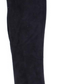 Botas Marc Fisher femininas com zíper e bico fino, salto bloco e bico amendoado, pretas, tamanho 5 M