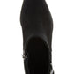 Steve Madden Sapatos Femininos Ringer Couro Biqueira Fechada Botas Fashion Preto Tamanho 10 M
