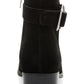 Steve Madden Sapatos Femininos Ringer Couro Biqueira Fechada Botas Fashion Preto Tamanho 10 M