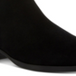 Steve Madden Sapatos Femininos Ringer Couro Biqueira Fechada Botas Fashion Preto Tamanho 10 M