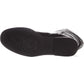 Botas femininas American Rag pretas com fivela e zíper, bico redondo, salto bloco, 6 m