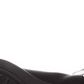 Botas femininas American Rag pretas com fivela e zíper, bico redondo, salto bloco, 6 m