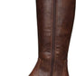 Bota feminina Dr. Scholls Brilliance Knee High em Whisky Wde Calf Brown, tamanho 8,5