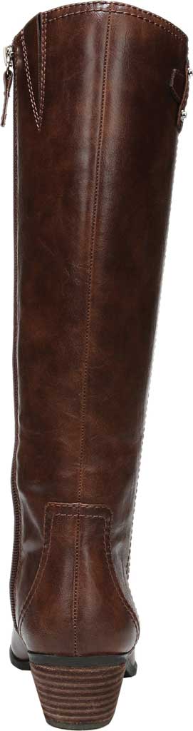 Bota feminina Dr. Scholls Brilliance Knee High em Whisky Wde Calf Brown, tamanho 8,5