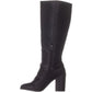 Botas femininas Madden Girl Edrea Almond Toe até o joelho, tamanho 9,5, pretas