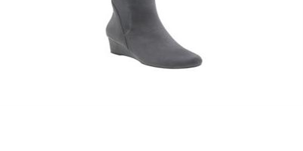 Botas sociais Glada Wedge Impo femininas, cinza, tamanho 8,5 M