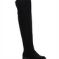 Botas femininas Sun + Stone Allicce de cano largo acima do joelho, tamanho 9, pretas