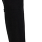 Botas femininas Sun + Stone Allicce de cano largo acima do joelho, tamanho 9, pretas
