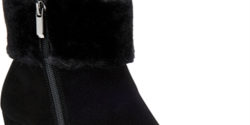 Botas Alfani Oreena Femininas de Camurça Sintética para Clima Frio, Pretas, 6 Médias