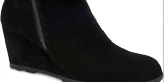Botas Alfani Oreena Femininas de Camurça Sintética para Clima Frio, Pretas, 6 Médias