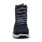 Botas femininas Khombu Elsa de pele sintética com bico fechado e cano curto para clima frio, azul, tamanho 6,5 M