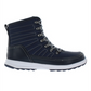 Botas femininas Khombu Elsa de pele sintética com bico fechado e cano curto para clima frio, azul, tamanho 6,5 M