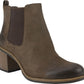 Bota feminina Destiny Ankle Bootie White Mountain marrom tamanho 5,5 M