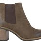 Bota feminina Destiny Ankle Bootie White Mountain marrom tamanho 5,5 M