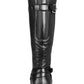 Botas de montaria Baretraps Alysha de couro sintético, femininas, largas, pretas, tamanho 7