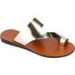 Sandália feminina Kenneth Cole New York Palm, ouro claro, 8,5 m